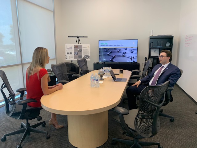 AlliedGraphite's tweet image. Happy to host @laraleatrump at Urbix HQ in Mesa today. She was keenly interested in everything we’re doing to help secure the US energy supply chain. #graphite #graphitepurification #supplychain #advancedmaterials