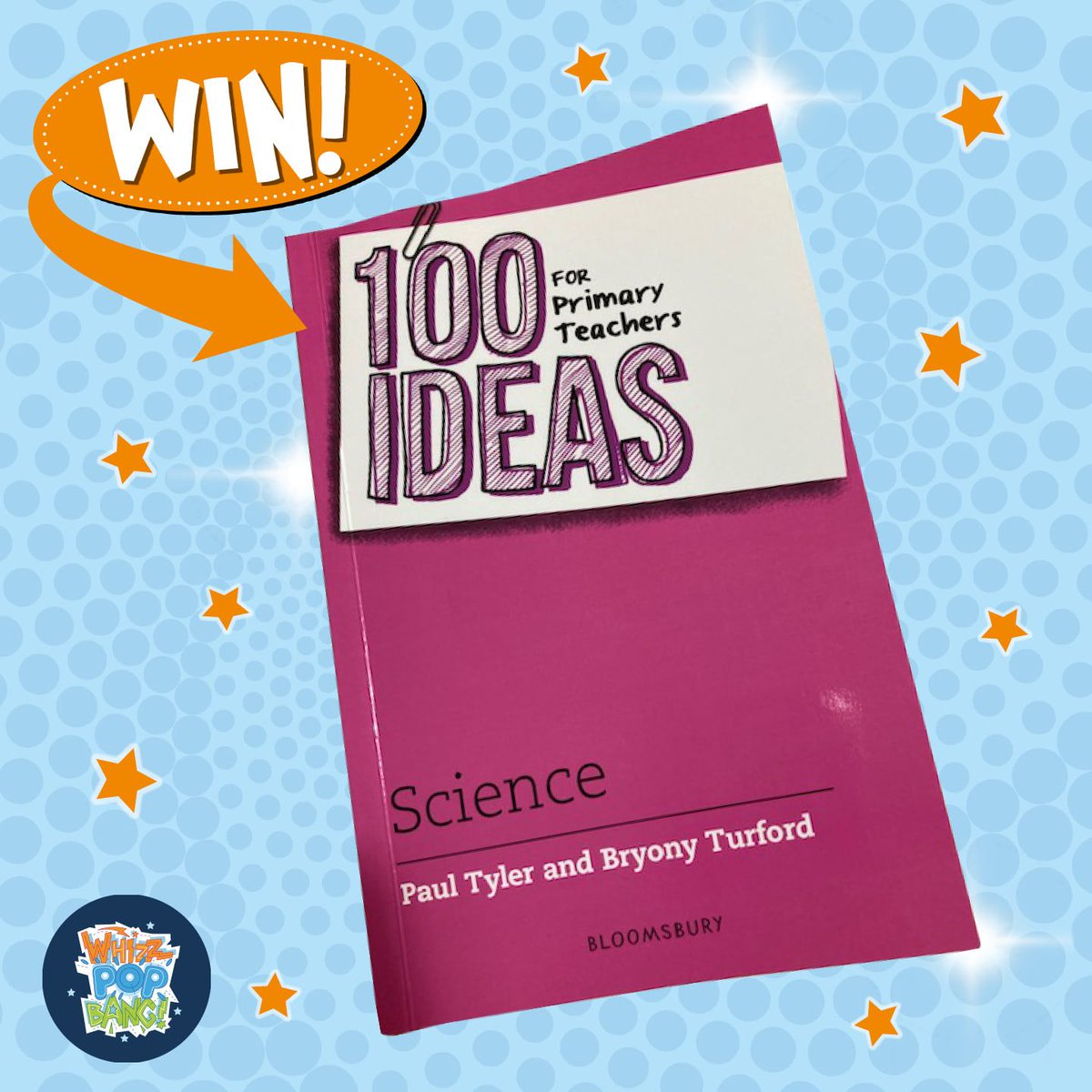 whizzpopbangmag's tweet image. Want to win one of two copies of the brilliant new book, &apos;100 Ideas For Primary Teachers - Science&apos; by Paul Tyler and Bryony Turford? Head to the Whizz Pop Bang Teacher Facebook group to find out how! buff.ly/2KQjBiw @Glazgow @priscigeeks #SciCommHour #prisci