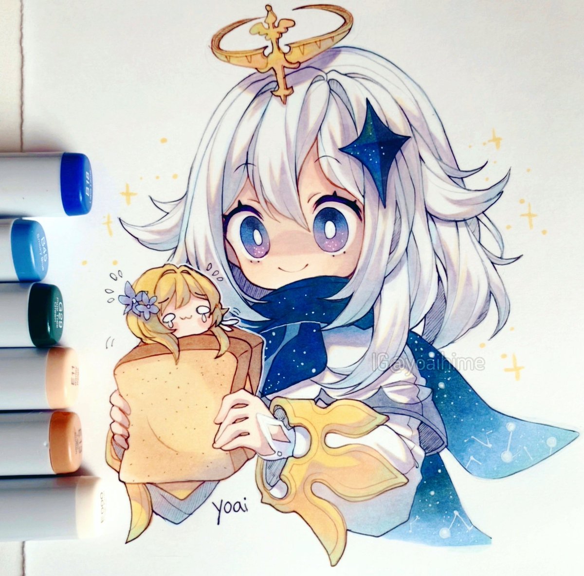 Yoaihime's tweet photo. Paimon's revenge 👀
#GenshinImpact https://t.co/yHJ0NCbQxU