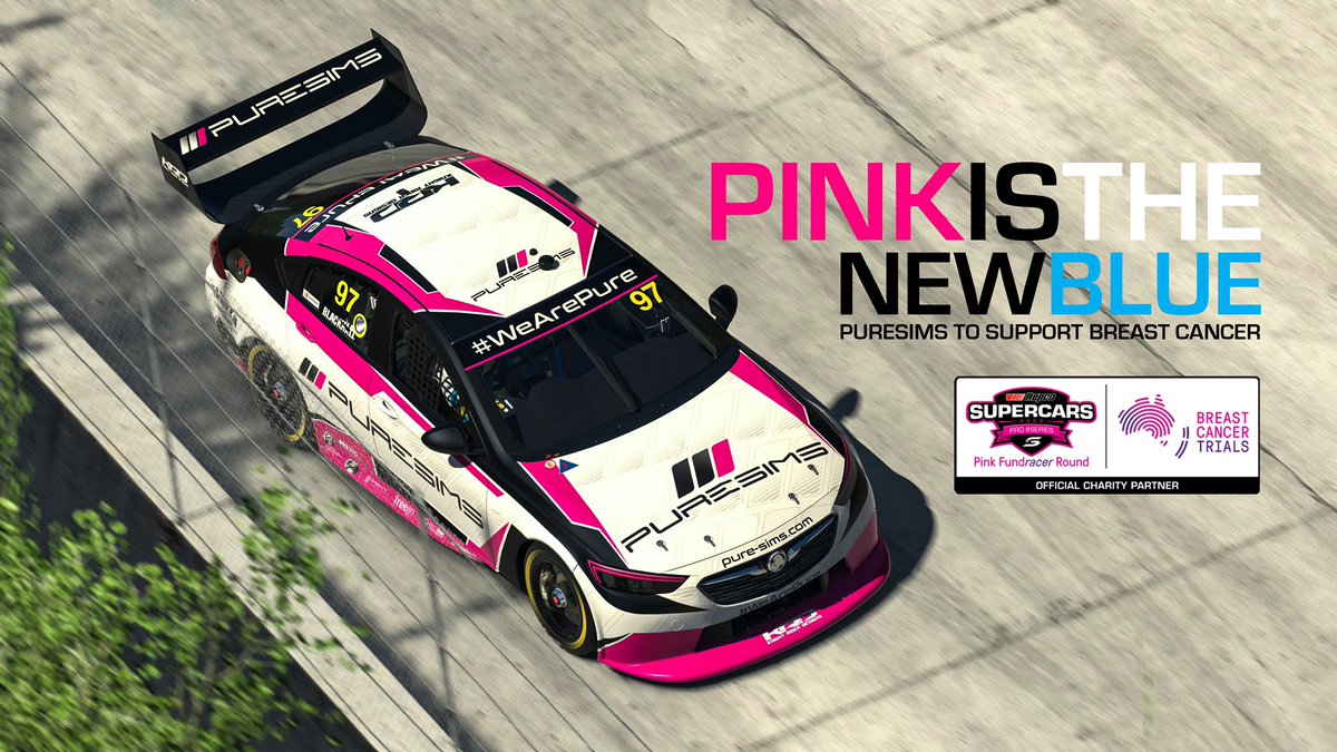 pure_sims's tweet photo. 📰 LATEST NEW

Pink is the new Blue.

Puresims goes pink for Breast Cancer Trials at round one of the 2020 Repco Supercars Pro Eseries.

🔗 Full Story:
https://t.co/vcw4PlcvfO

💖 Donate Now:
https://t.co/fT6wqMHBXZ

#WeArePure https://t.co/eI2p9CVOPM