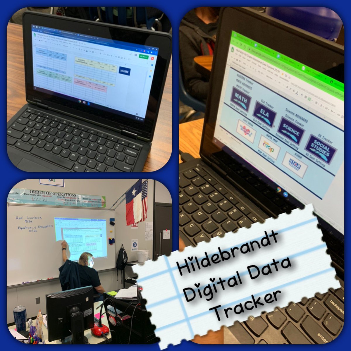 Hildebrandt student data tracking is on the move <a href="/HildebrandtKISD/">Hildebrandt Int.</a> with Ms. Luebke.