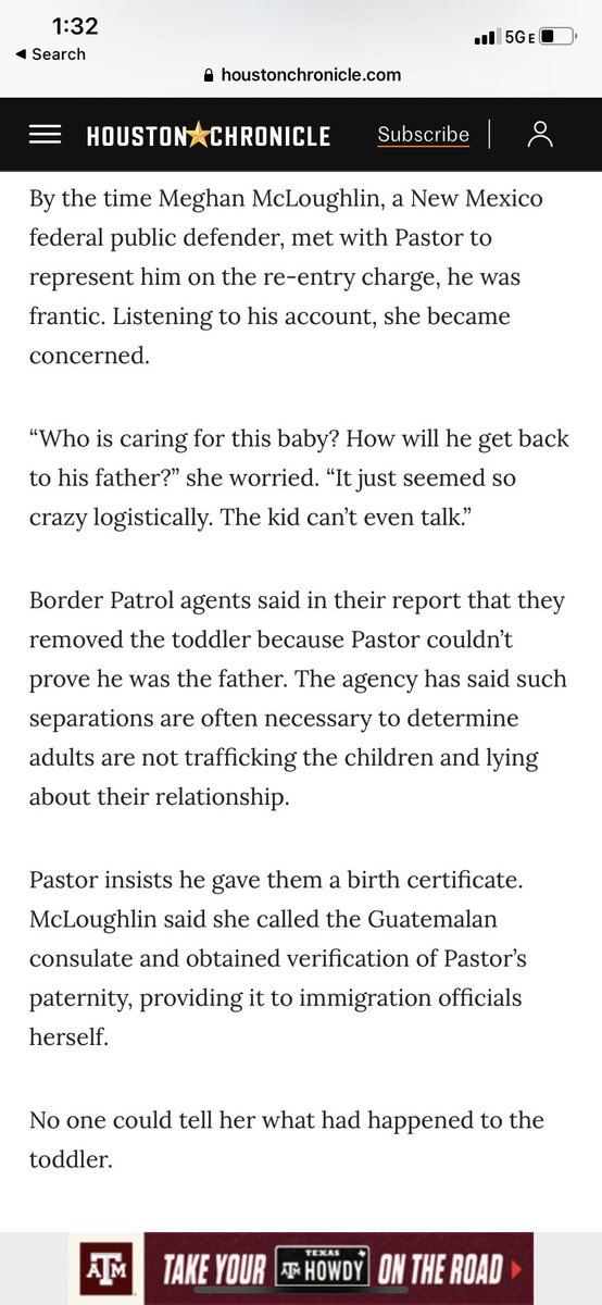 No one even had a contact for this dad, whose 18 month old was taken from him, until his lawyer got involved, knowing he’d be deported back to rural Guatemala without a phone.  https://www.houstonchronicle.com/news/houston-texas/houston/article/Immigrant-families-separated-at-border-struggle-12938759.php