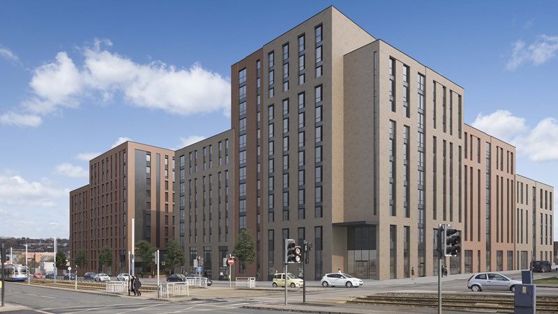r_lightwing's tweet photo. Milbrook Consulting is currently marketing a very exciting BTR &amp; student housing project. 660 student units &amp; 260 BTR units adjacent Sheffield University. The investment in total secures annual cashflows of £4.9m from a university related asset; initial investment of £84m. https://t.co/JruUcrYaYM