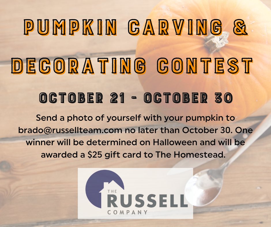 therussellco's tweet photo. We are just days away from Halloween! 🍫👻Though things are a bit different this year, we’re still in the Halloween spirit here at TRC! 

Let’s see those photos! 📸🎃 https://t.co/geFdnlndq1