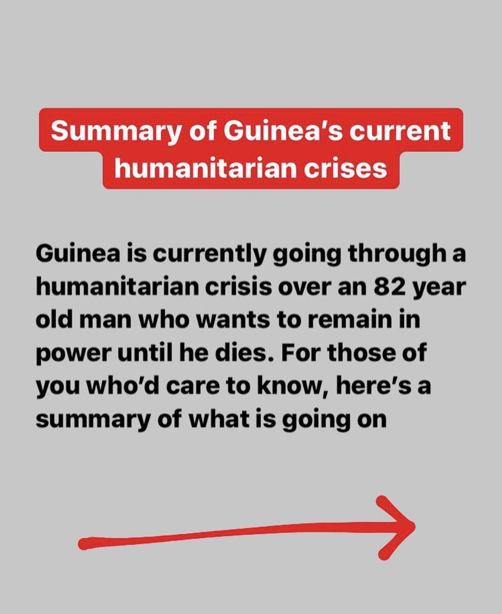 oumspov's tweet photo. A quick summary of what is happening in Guinea as there isn’t as much coverage and awareness..... [source; ig — pathpaver_diallo] please retweet for those who aren’t aware of what is happening in Guinea🇬🇳 #PrayForGuinea #EndPoliceBrutalityInGuinea https://t.co/mFsTJIJKrW