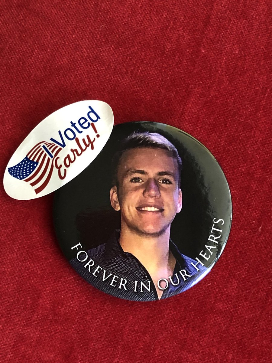 This should have been our son Nick’s first time to vote in the presidential election. He can’t because he was murdered with an AR-15 at school. ⁦<a href="/JoeBiden/">Joe Biden</a>⁩ wants to change the gun laws in America. #uskidsfilm #marchforourlives #EndGunViolence