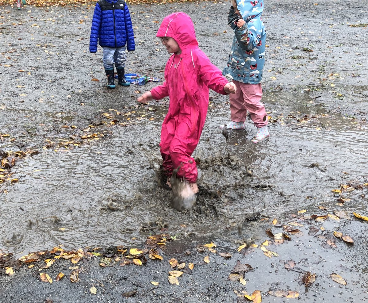 Jackieinwd's tweet photo. Favourite day! Puddle day! #westillgoout #raninydayfunday #nspreprimary #nobadweathertobeout https://t.co/UQdm2HkPZU