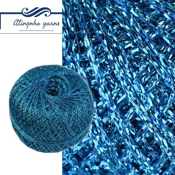Aqua Blue #Turquoise #Metallic Yarn https://t.co/vbNziSmjAv https://t.co/1n4mHnLdrZ