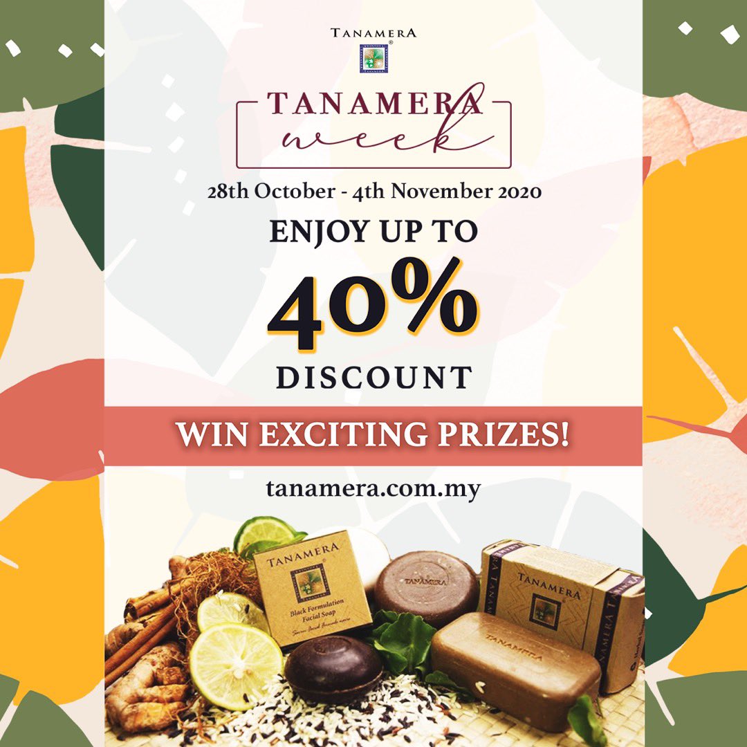 Due to CMCO, #TanameraWeek is only happening on our official eStore at tanamera.com.my
From 28th Oct - 4th November, shop from home 🏠 on our eStore to enjoy 40% off discount on all items except Post-Natal (20% off) and win exciting prizes! @tanameraofficial 

#tanameramy