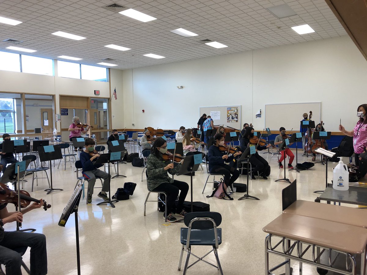 Festival Wednesday for our grade 5-8 students has begun!! Everyone is so excited to be making music, together, again! <a href="/jdbillscnzm/">David C. Bills</a> <a href="/WestGeneseeCSD/">West Genesee Schools</a>