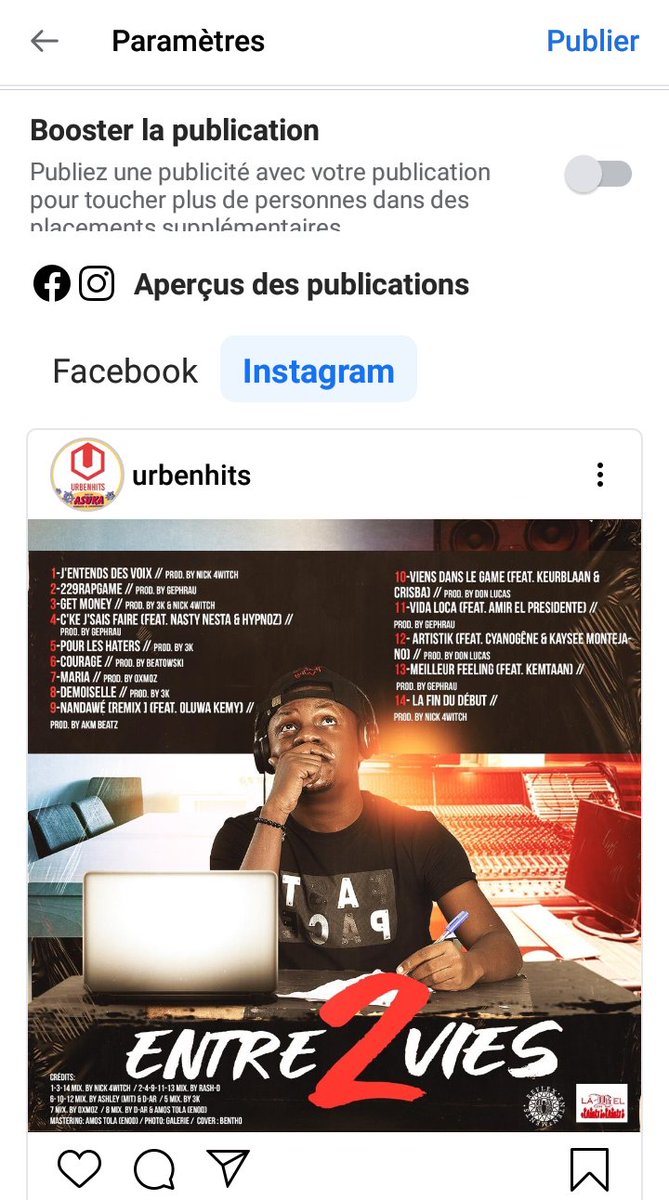 KSedaminou's tweet photo. 🔴 VU ET EXPÉRIMENTÉ 
On peut désormais publier ses posts sur #Facebook et #Instagram au même moment depuis la #SuiteBusinessFacebook sur mobile. 

cc @bekir_byildirim @PKepys @mounirdigital @OLivia_aho @ApastesA @GeorgahPepino @229Cmanagers https://t.co/HthcPRHHVD