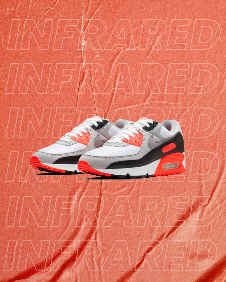 SNKRCRIBS's tweet photo. EL AM90 INFRARED REGRESA ESTE MES

El 22 de Octubre llega a Nike SNKRS este clasico, el AM90 Infrared, con motivo de las celebraciones por los 30 años de la silueta.

Mas info e imagenes aqui: https://t.co/RnJeAUhdVG

#nike
#nikesporstware 
#snkrcribs https://t.co/0C6MZQUfAY
