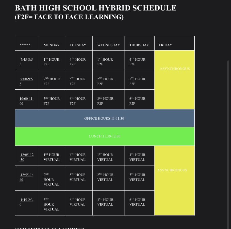 Bath High School tweet media