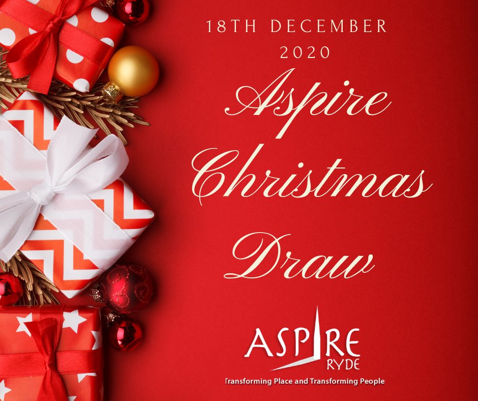 Help Aspire, Ryde, raise much needed money with their Xmas Draw - £1 per ticket - Helping the Island Community
totalgiving.co.uk/appeal/AspireC…