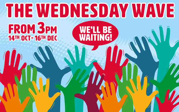 CWLCandSF's tweet photo. Let the waving begin!!! #TheWednesdayWave @VamosTheatre
#WorcestershireHour https://t.co/LxiNSHXC8W