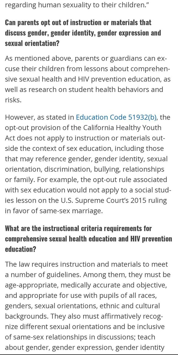 Weird, actually sick, stuff going on in California education. This is child abuse, as with so much in Woke education and parenting. It will also be attached to "systemic racism" by teaching that the sex binary is "racist." (1/2)