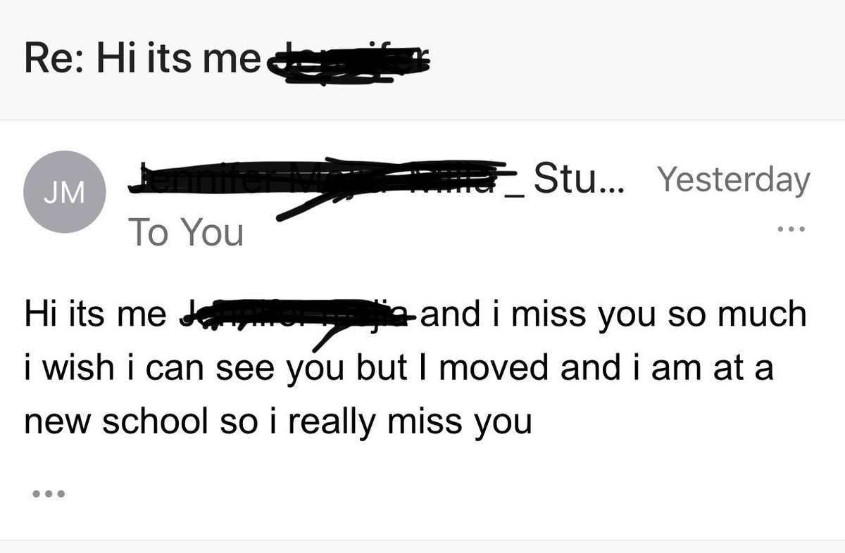 Being swamped with so many emails lately this one takes the cake 😍😍 my precious 3rd Grader from 2 years ago messaged me &amp; she is at a new school this year in 5th Grade &amp; her new teacher is nice and helps her out a lot!!! #proudteacher #makingstrongbondstolastalifetime