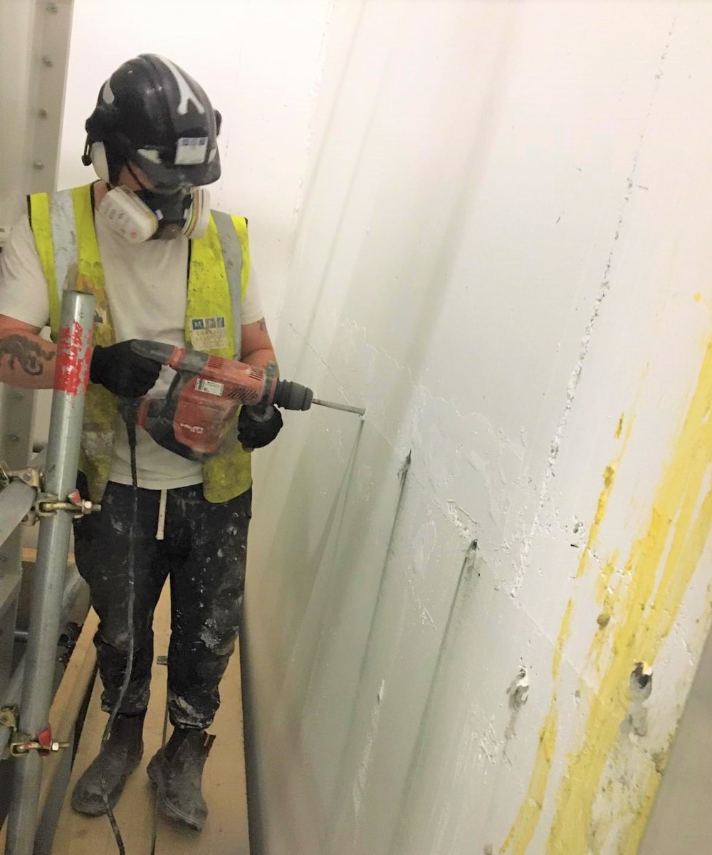 ConcreteMps's tweet photo. MPS were in #edinburgh recently for this #resininjection job. From London developments to the UK's regions, our agile team steps in to save projects from threatened schedules or do emergency #waterproofing. CLICK https://t.co/wb5zJf6D1S #injectionhose #concreterepairs #concrete https://t.co/vnJlSESXfj