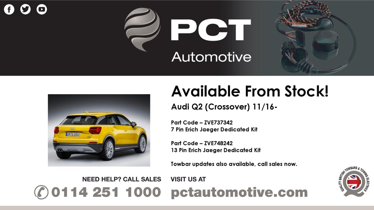 PCTAutomotive's tweet photo. #Audi #Q2 #Towbars #VehicleSpecific #Towing https://t.co/hmi0VlWU6C