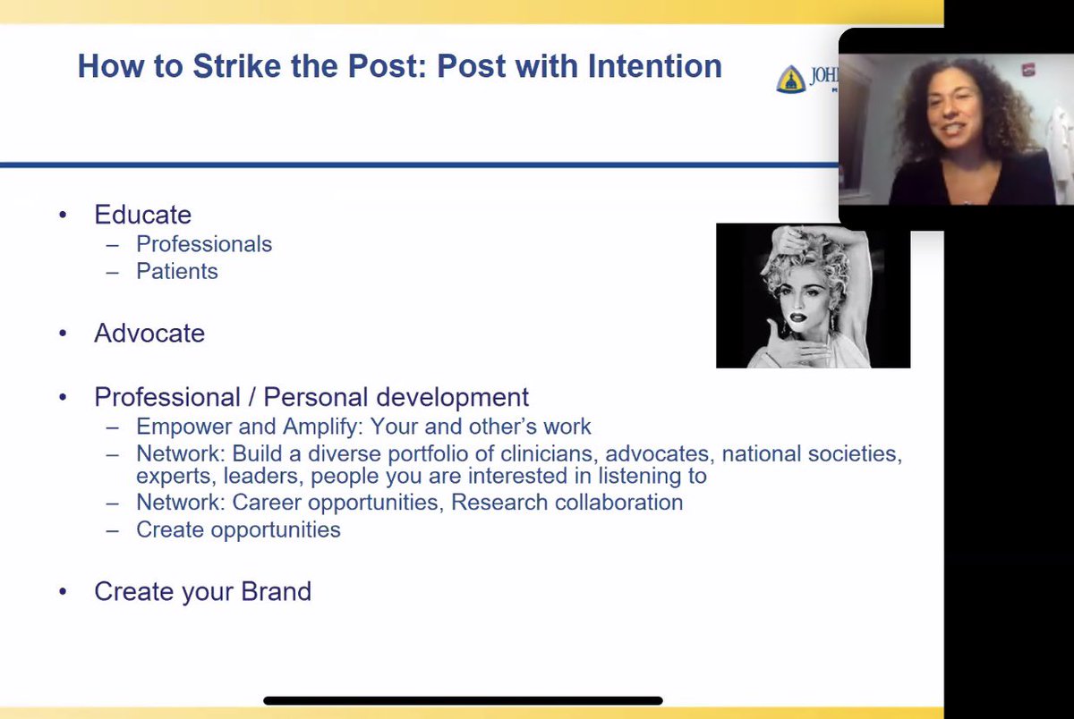 AnotherPatelMD's tweet photo. EUS basics by @ShivangiKMD ➕ SoMe “twips” by @DCharabaty = informative talk! @bostonsci #WomenInEndo @UzmaSiddiquiMD
⭐️ Be meaningful! Tweet with a purpose (educate, support others,etc) #StrikeAPost
⭐️ SoMe is on🔥(esp w/Covid19) ➡️ take Twitter 2 paper with collaborations! https://t.co/IzFj1OQx3o