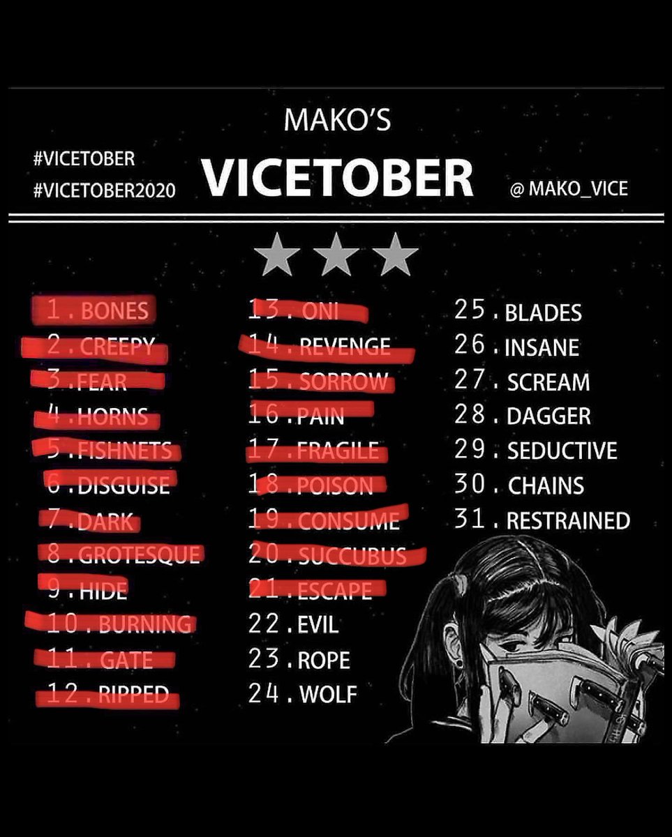 OhniArt's tweet photo. #vicetober Day 20 Escape πββοΈ #vicetober2020 #inktober #inktober2020 #ohniart https://t.co/NnSTnhy13k