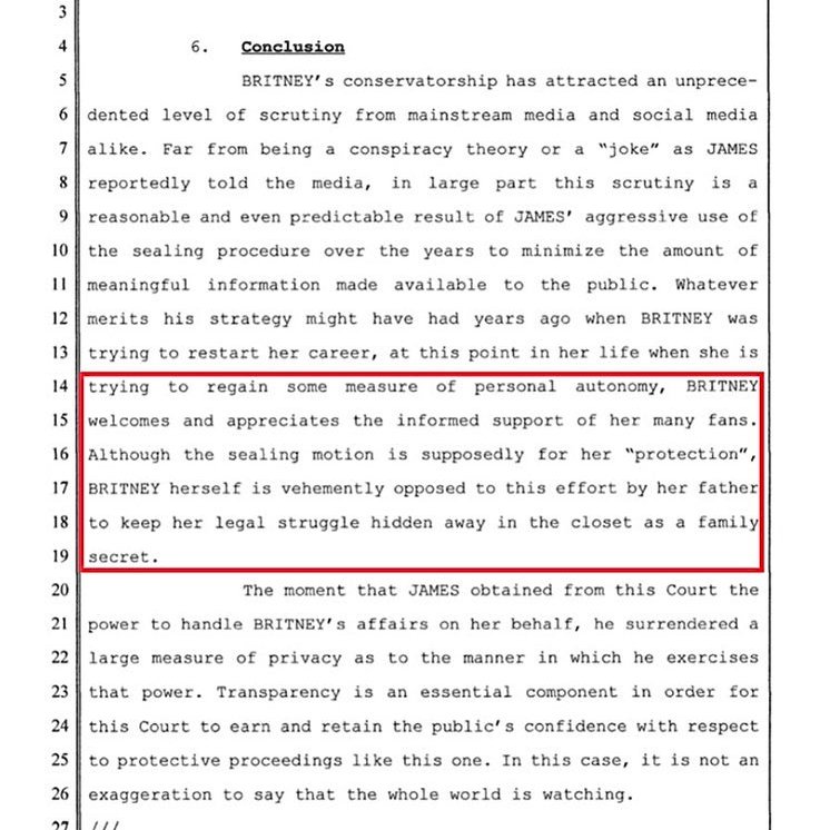 Jamie Lynn said she would "never speak out" about this because "the person it pertains to does not want that to happen." Yet Britney said in court she is "vehemently opposed" to them keeping her legal struggle hidden away as a family secret.  #FreeBritney