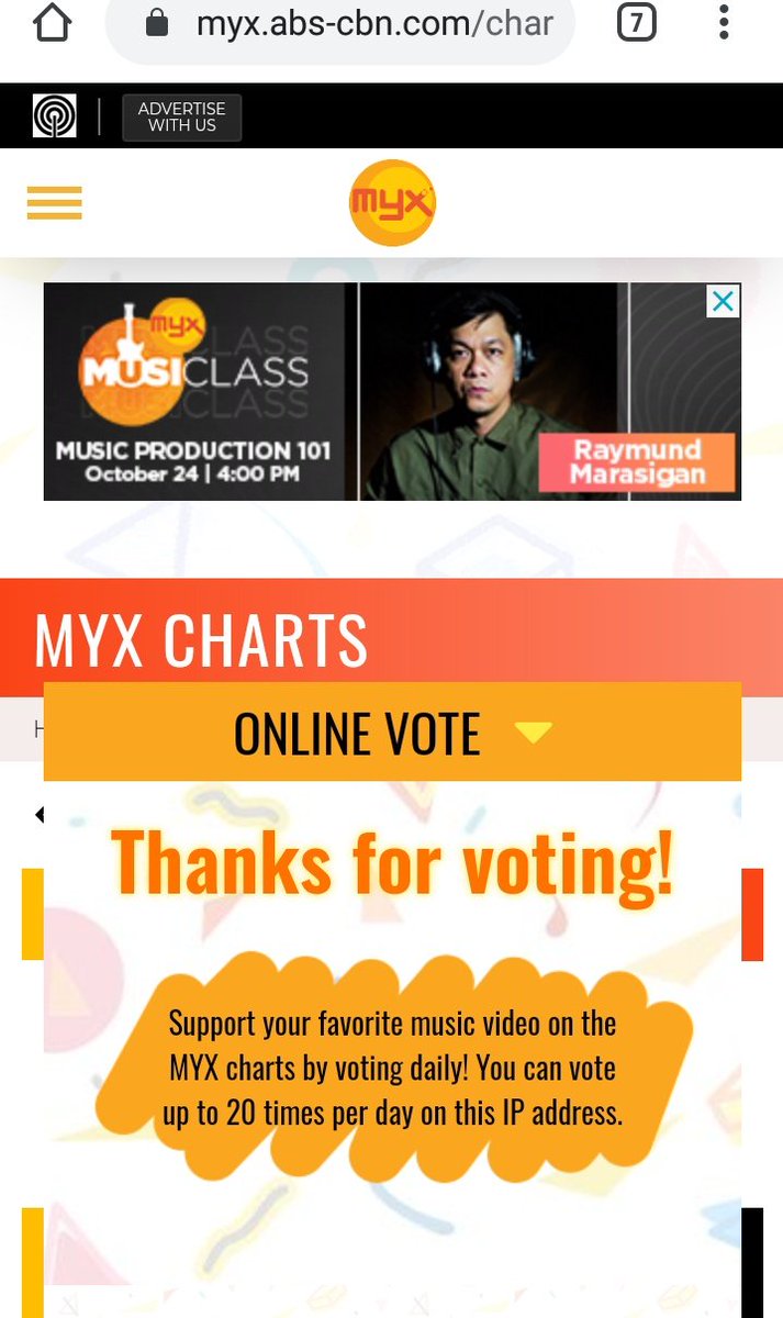 Mylove022594's tweet photo. Salamat na ka pag vote din ng 20x sa Myx.. Ok naman na pala ngaun.

#SocialChart50

REQUEST @SB19Official @MTV #FridayLivestream 

AlwaysOurD1 JoshCullen
 @JoshCullen_s https://t.co/9ZhkydCpSr