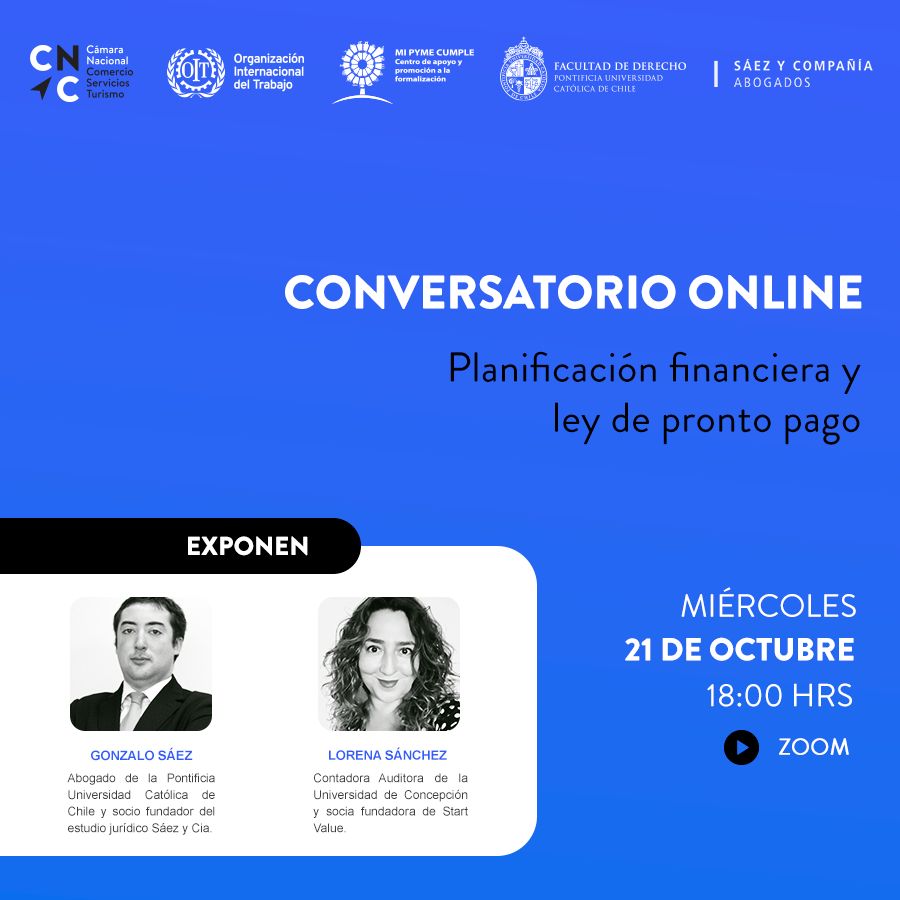 CamaraNacional's tweet photo. 📌¿Tu empresa está pasando por un mal momento financiero? ¿No sabes cómo conseguir financiamiento? ¿Tienes facturas pendientes? Te esperamos HOY en nuevo Conversatorio: "Planificación Financiera y Ley de pronto #pago" 👇

📅 HOY
⏰ 18:00 hrs
🔗 https://t.co/1qvtdwWkBJ https://t.co/1zPF89wZ00