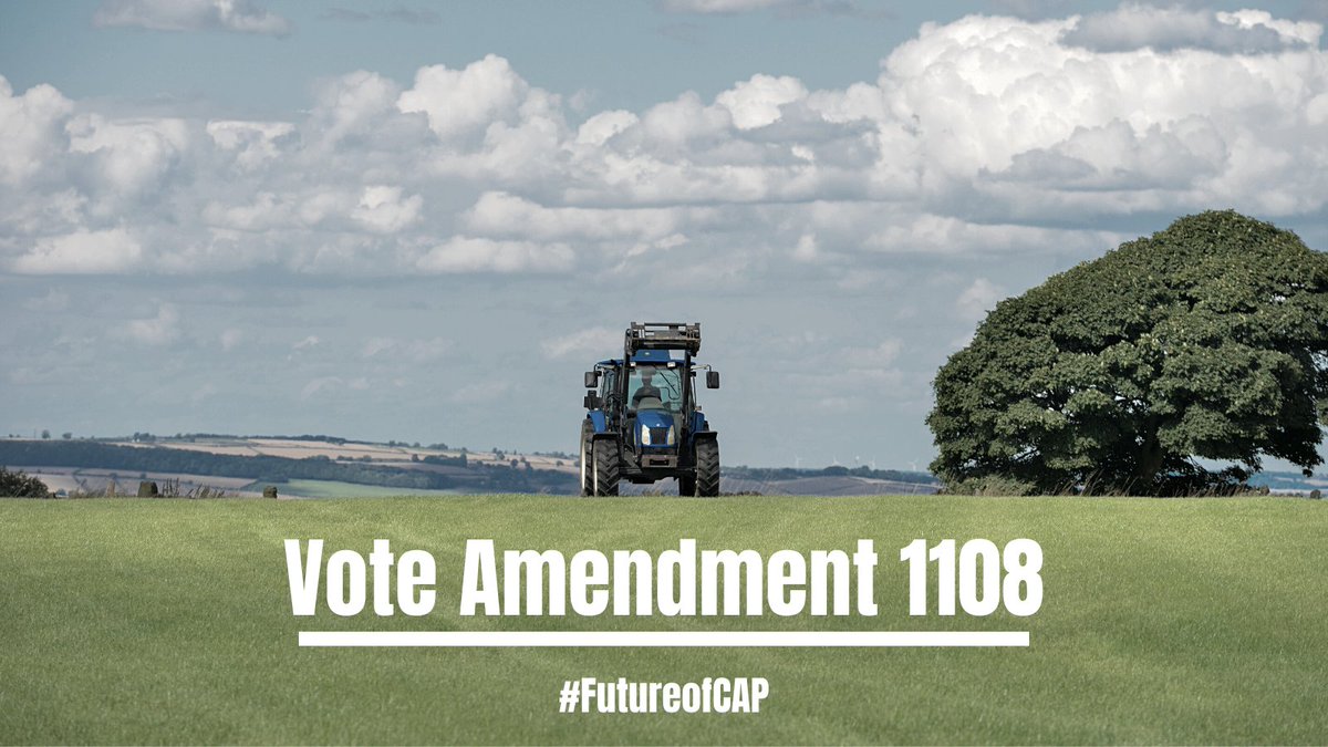 Vote in favour of AM1108 to support young farmers #futureofCAP #doubletheambition <a href="/MariaWalshEU/">Maria Walsh MEP</a> <a href="/BillyKelleherEU/">Billy Kelleher MEP</a> <a href="/SeanKellyMEP/">Seán Kelly MEP</a> <a href="/FitzgeraldFrncs/">Frances Fitzgerald</a> <a href="/BarryAndrewsMEP/">Barry Andrews MEP</a> <a href="/DeirdreCluneMEP/">Deirdre Clune</a> <a href="/MacManusChris/">Chris MacManus</a> <a href="/CiaranCuffe/">Ciarán Cuffe</a> <a href="/GraceOSllvn/">Grace O'Sullivan</a> <a href="/lukeming/">Luke 'Ming' Flanagan</a> <a href="/wallacemick/">Mick Wallace</a> <a href="/ClareDalyMEP/">Clare Daly</a>