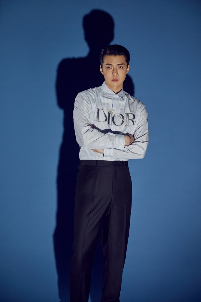 Recently named the new face of Dior men