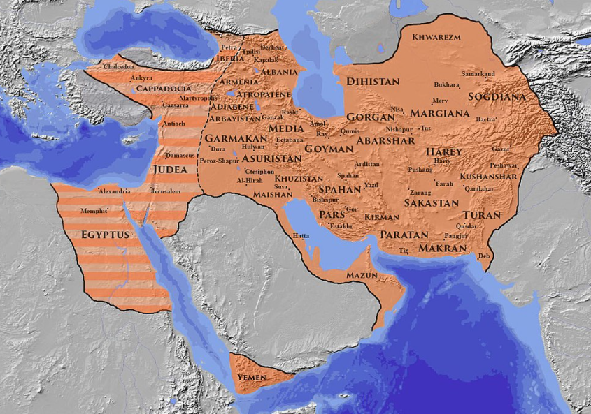 (Do notice the overlap along the eastern Mediterranean, and ol'Berenice too!) At various times after Rome's decentralization, these empires took over the old Egyptian trade routes. Indian Ocean trade persisted, and coconuts continued to be imported.