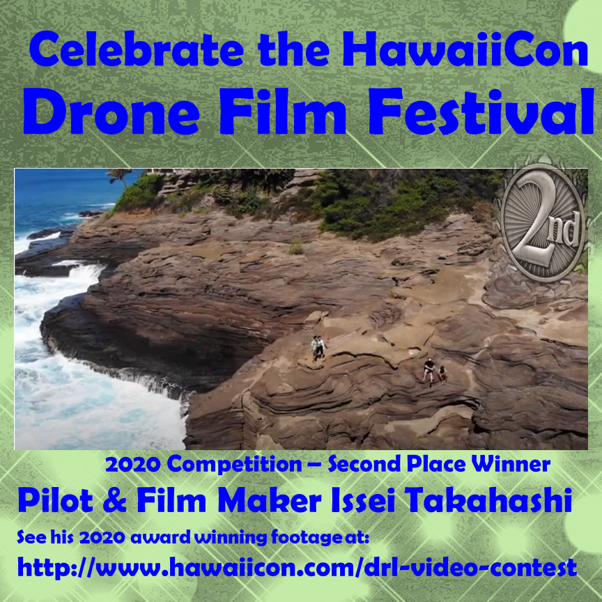 Have you had a chance to check out the outstanding winning entries for the 2020 <a href="/HawaiiCon/">HawaiiCon</a> Drone Film Festival?  See the winners' 90-sec video entries at: hawaiicon.com/drl-video-cont…