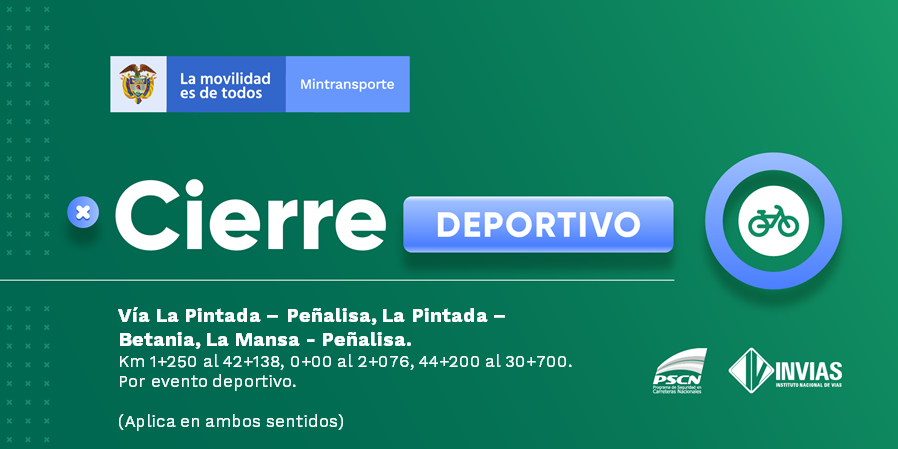 numeral767's tweet photo. ¡Buenos días! 

#NovedadVial Departamento de #Antioquia se presenta cierre deportivo denominado VUELTA CICLISTICA UNIDOS POR ANTIOQUIA. 

Desde las 10:00 am hasta las 2:00 pm del 21 de octubre de 2020.

#EnDesarrollo 

Trabajamos para mantenerte informado. https://t.co/hfo68OFH9u