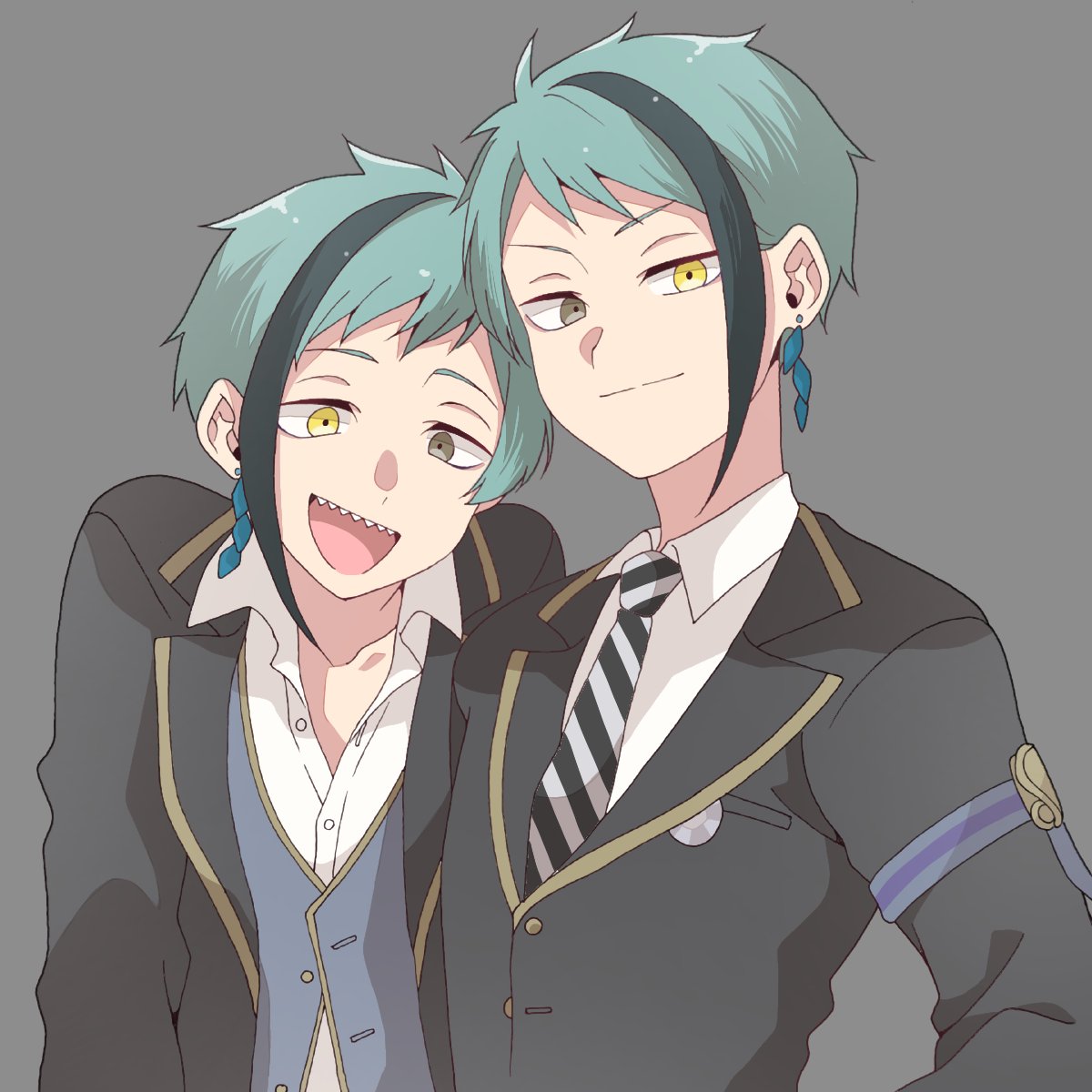 「リーチ兄弟
#ツイステファンアート 」|山田すぅ🤍💜原稿中のイラスト