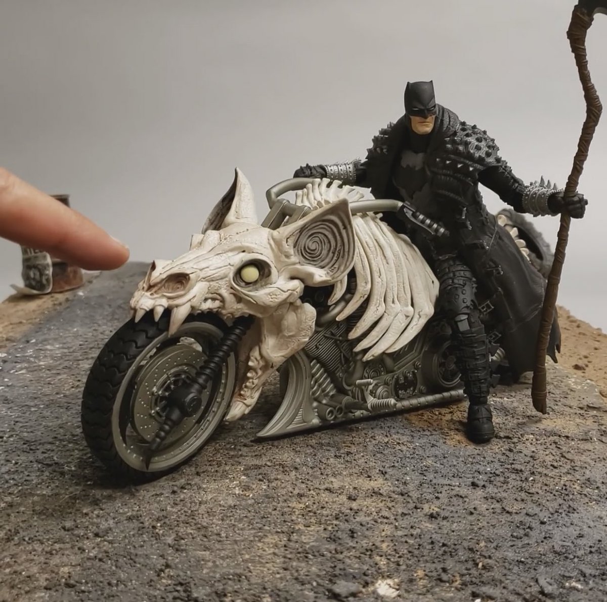 preternia on X: So Death Metal Batman CAN sit on his Death Metal Motorcycle.   / X
