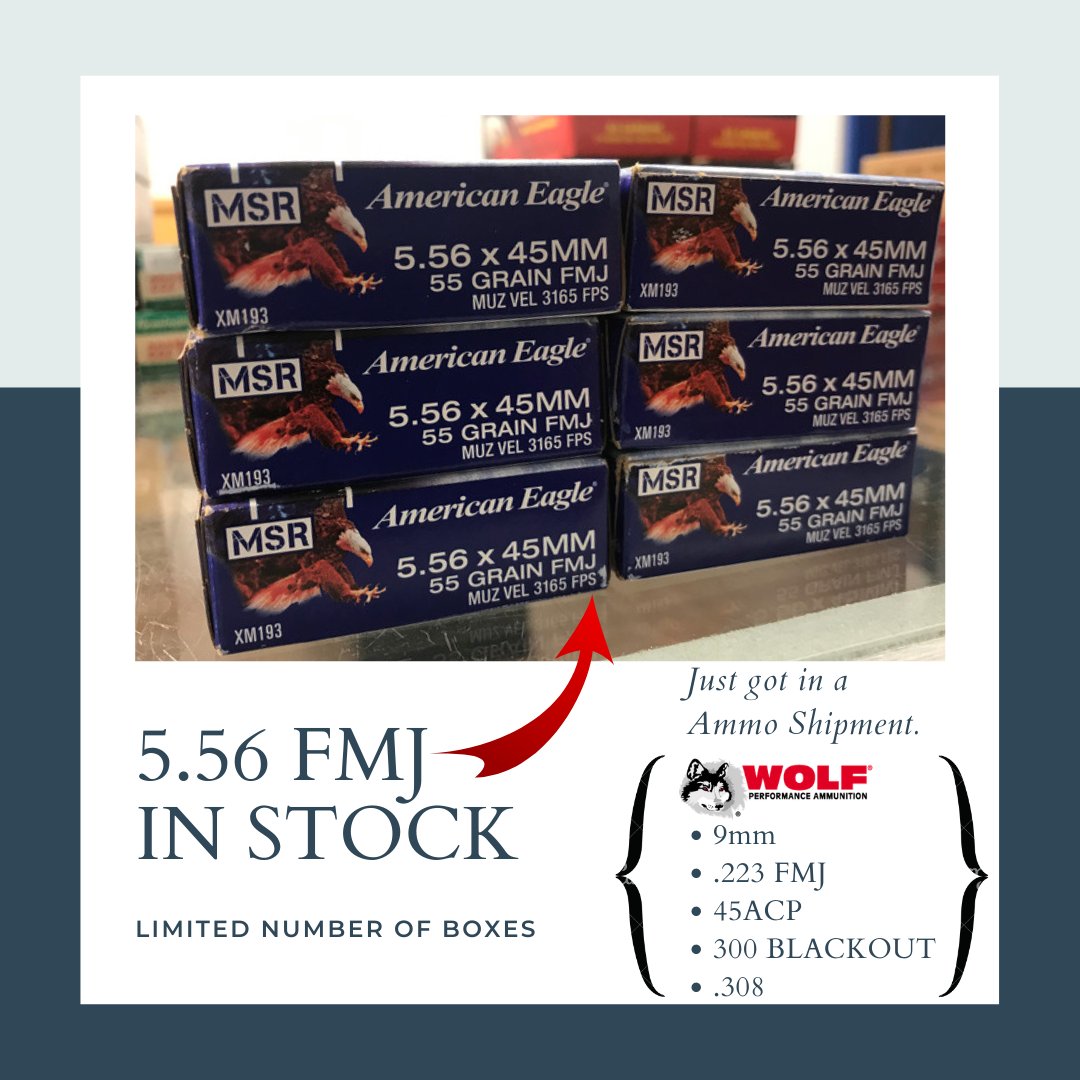 bluetrailrange's tweet photo. Fresh from  the box...

New AMMO IN STOCK!

Limited Quantities Available.

Don't wait, soon it will be too late...

https://t.co/c75TDC66oU

#BlueTrailRange #Ammo #InStock #WolfAmmo #AmmoShortage #Ammunition #AmmunitionShortage #Bullets #FreedomSeeds https://t.co/X6Z03HTfCN