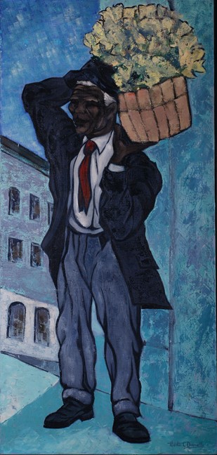 CamArtMuseum's tweet photo. Hester Donnelly (American 1912-1992) Flower Man, oil, 1962. Gift of Mr. Samuel Hudson Hughes and Mrs. Tatum S. Robertson.
#wilmingtonc #southeasternnc #ncartists #localarthistory #cameronartmuseum #ConnectwithCAM https://t.co/Naj5JQt3J2