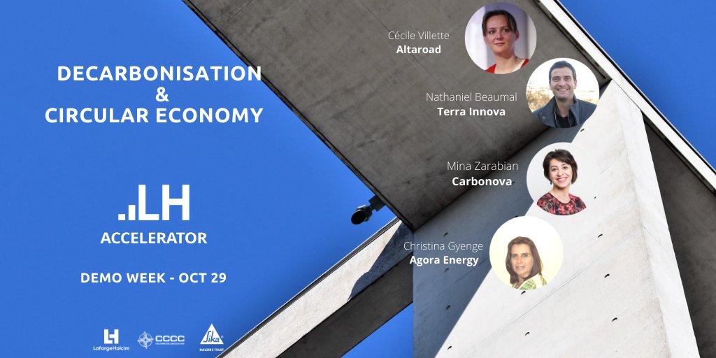 LH Accelerator (@acceleratorlh) on Twitter photo Building construction is one of the most waste-producing sectors. On October 29th, join our LH Accelerator Demo day session to learn more from @carbonova, <a href="/AgoraEnergy92/">Agora Energy</a> <a href="/terra_innova/">Terra Innova</a> , <a href="/altaroadfr/">Altaroad</a> on decarbonisation & circular economy. #lafargeholcim #lhaccelerator #demoday Building construction is one of the most waste-producing sectors. On October 29th, join our LH Accelerator Demo day session to learn more from @carbonova, <a href="/AgoraEnergy92/">Agora Energy</a> <a href="/terra_innova/">Terra Innova</a> , <a href="/altaroadfr/">Altaroad</a> on decarbonisation & circular economy. #lafargeholcim #lhaccelerator #demoday