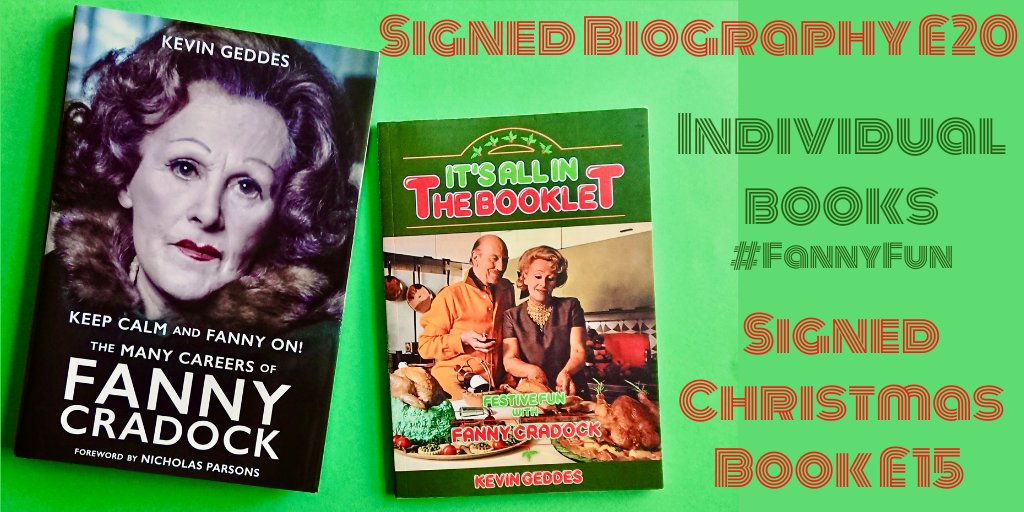 KeepCalmFannyOn's tweet image. To celebrate my 1st book #Fannyversary I have a *very* limited number available for sale, which I can sign, dedicate &amp;amp; personalise for you, or anyone, if you&apos;d like! Also, I&apos;ve put together a few special bundles with some Christmas rarities. Prices incl. postage in the UK. DM me!