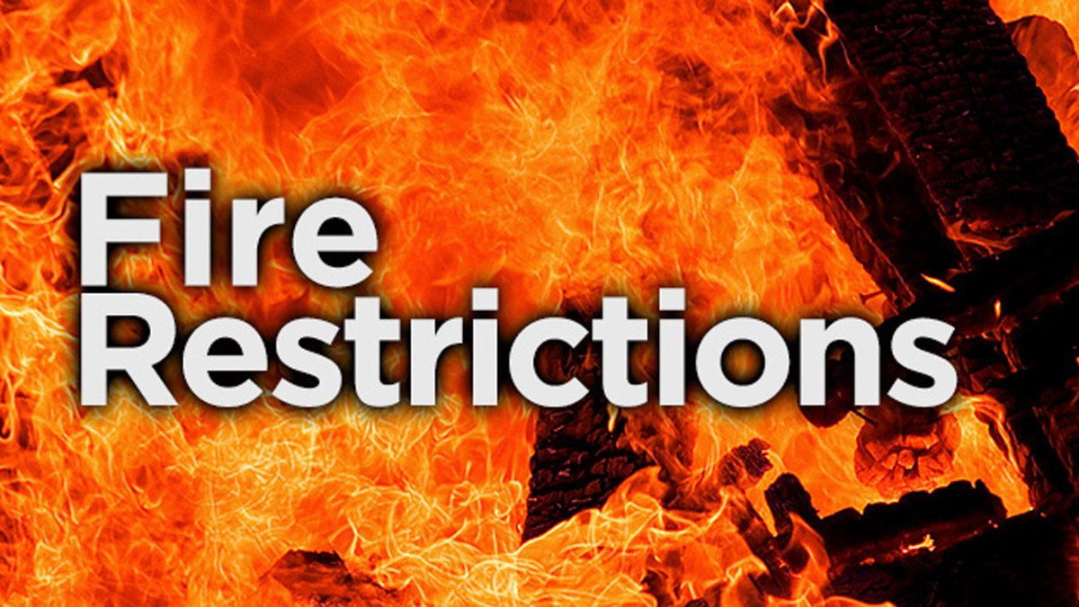 City enters Stage One Fire Restrictions at NOON today (10/21). NO OPEN BURNING!