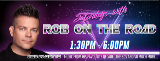 Did you hear? <a href="/1059ROTR/">Rob Pagetto</a> is hosting Saturdays with Rob On the Road from 1:30-6 pm. Join him for a trip down memory lane with music from his favourite decade.... the 80s!