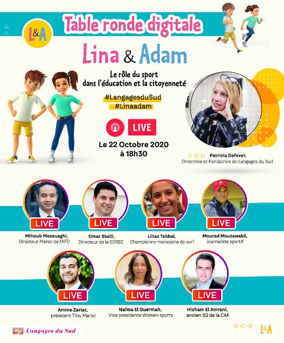 CharlesHoudart's tweet photo. Lancement des aventures de Lina et Adam aujourd'hui ! Série animée en 3D réalisée par @Langagesdusud au #Maroc 
Projet ICC appuyé par le programme Afrique Créative
 #AfriqueCreative #ICC   
@AFD_France
@AmbaFranceMaroc 
@RiouxRemy
@RimaLecoguic
@LaetitiaHabchi https://t.co/mTwh6BBdcv