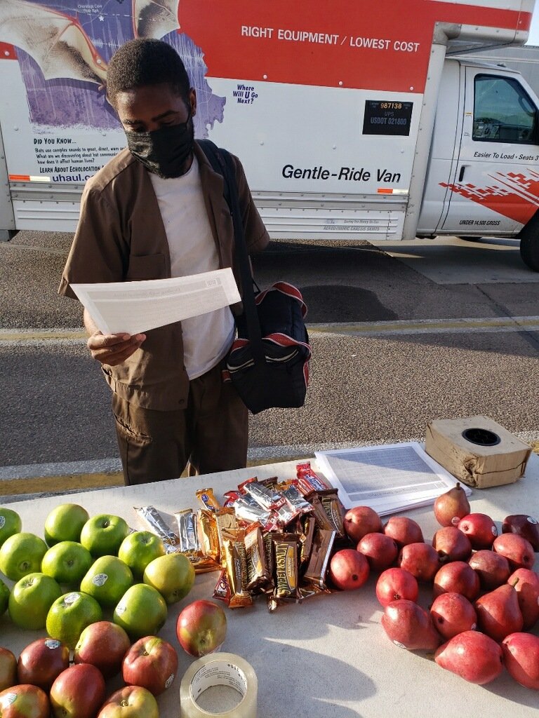 Engaging our Professional Drivers this morning here in Tempe. We are talking about the importance of stress managment. Also talking about the importance of not backing in residential areas.