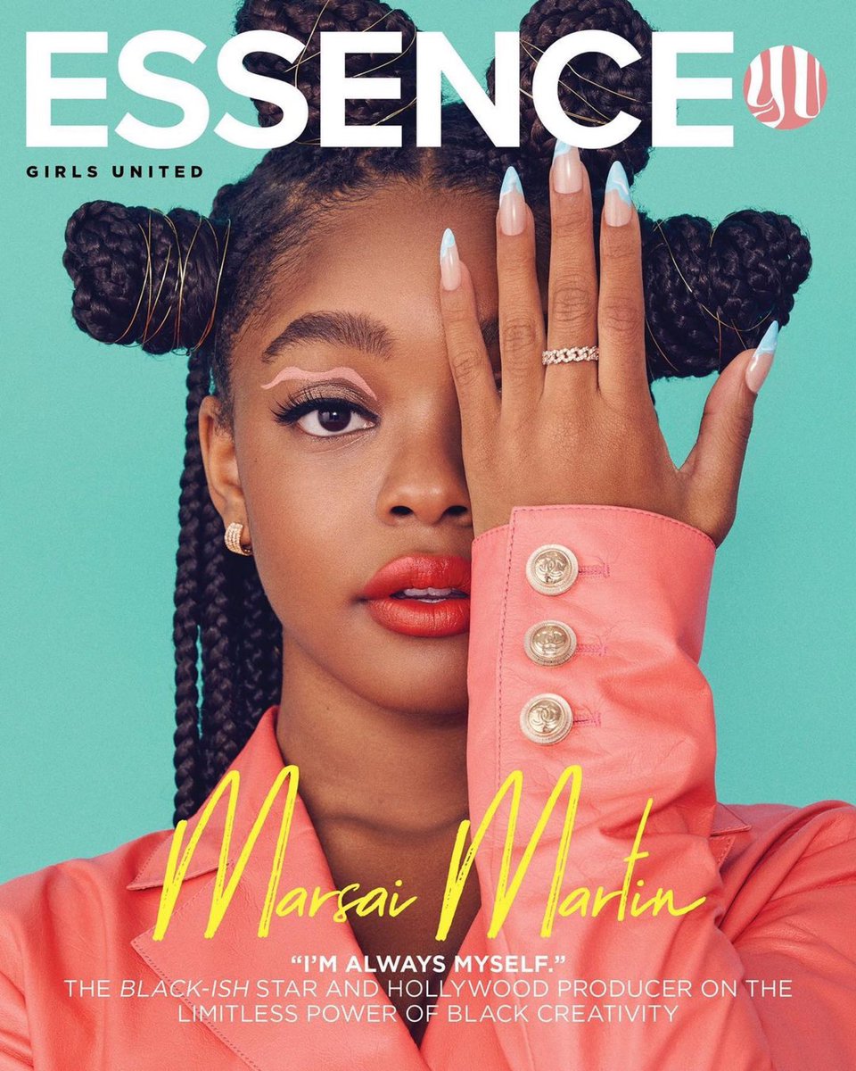 I’m excited to finally show you all the FIRST EVER cover of Essence’s new digital magazine Girls United! Thank you so much @Essence for allowing me to launch y’all’s new chapter for our powerful black girls. @EssenceGU ♥️