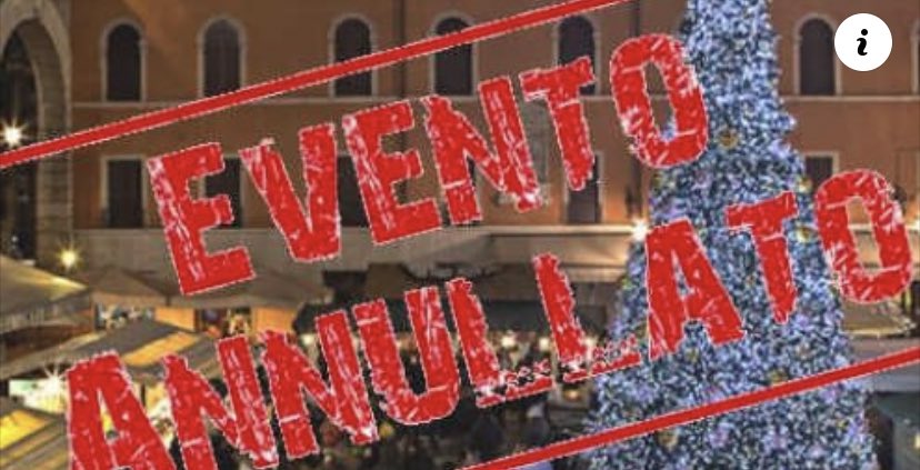 Verona, mercatini di Natale annullati 🎄🚫 #Covid_19