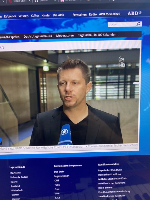 Whenever I try to watch linear television, a wild @Linuzifer appears. Every. Single. Time. https://t