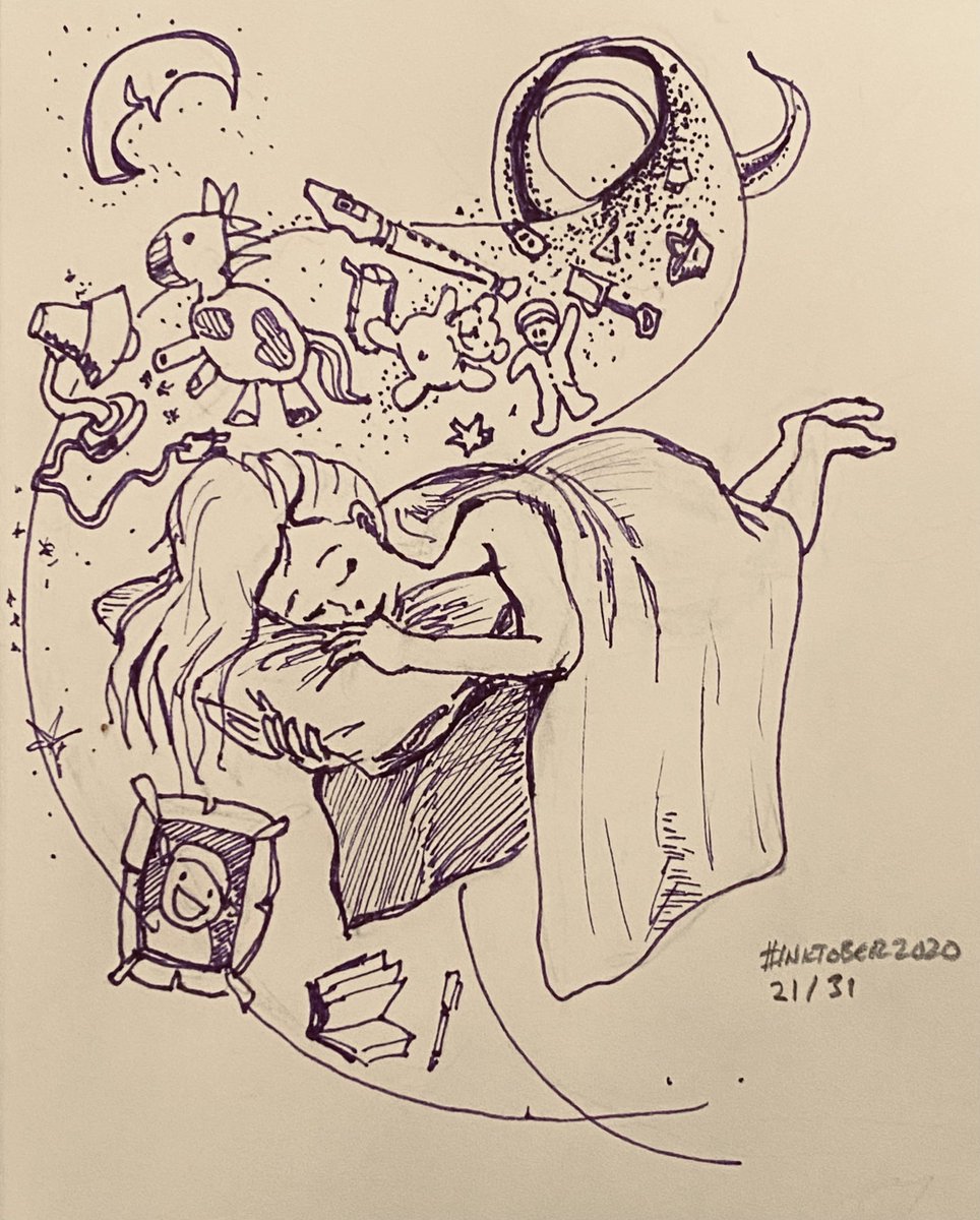 dux2dle's tweet photo. #inktober #inktober2020 21/31 https://t.co/8KGt43lVpK