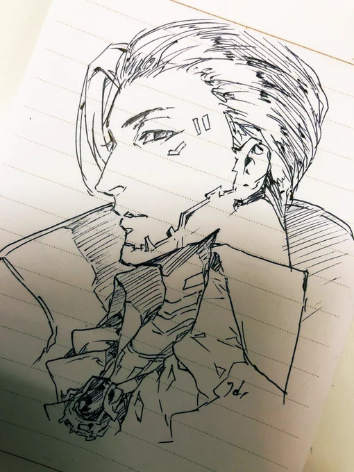 出先なのでらくがき。フレちゃんが欲しがってたプトさんのスキン多分これだ! 