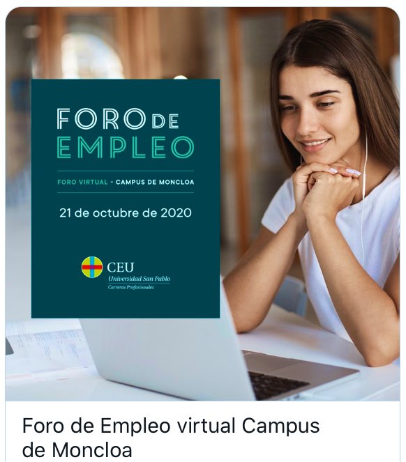 ➡️ Accede directamente aquí: bit.ly/37pVWn9
➡️ Encuentra más información aquí: bit.ly/2IUcv0p