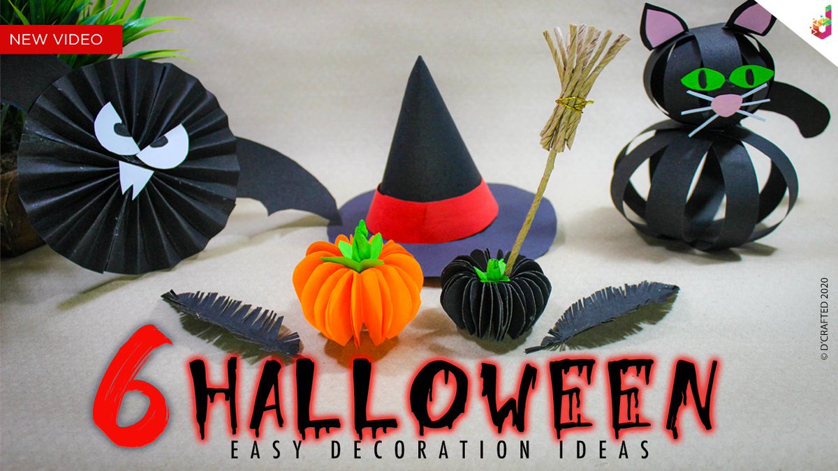 TheDcrafted's tweet photo. 6 DIY Halloween Decoration Ideas | Paper Crafts Easy https://t.co/sYLP9z1ccb @YouTubeIndia
#halloween #halloween2020 #halloweendecor #papercraft #diycrafts #diy #papercrafting #dcrafted #youtubevideos https://t.co/GE3Wxu9j2D